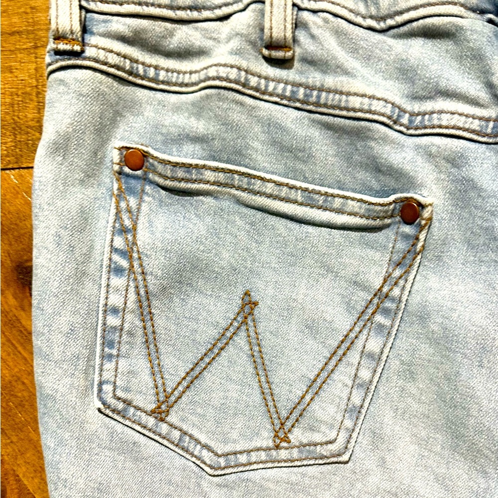 Wrangler Light Blue High-Waist Flare Jeans - Picture 7 of 16